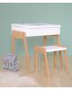 Jungle by jungle - Kid stool + Desk - White