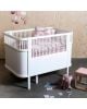 SEBRA - Baby and junior bed 0-7 years old - White