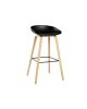 HAY - ABOUT A STOOL - AAS32 - Design chair - Black & natural wood (H75cm)