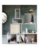 MUUTO STACKED - SHELVING UNIT M - Oak with door