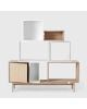 MUUTO STACKED - MODULE DE RANGEMENT M - Chene / avec porte