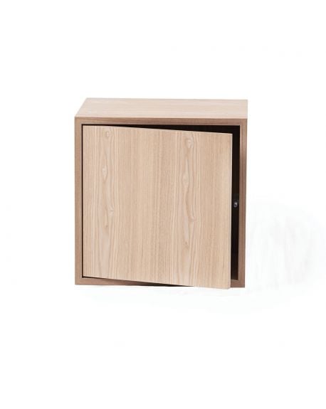MUUTO STACKED - MODULE DE RANGEMENT M - Chene / avec porte