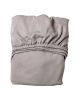 LEANDER - Set of 2 Fitted Sheets - 60 x 120 cm - Grey