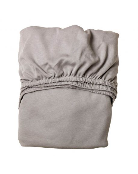 LEANDER - Set of 2 Fitted Sheets - 60 x 120 cm - Grey