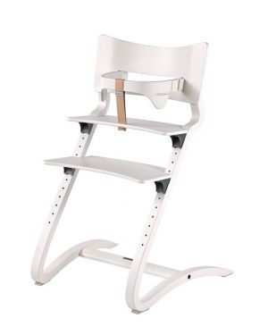LEANDER - HIGH CHAIR design - From 6 months to adult age - White satin