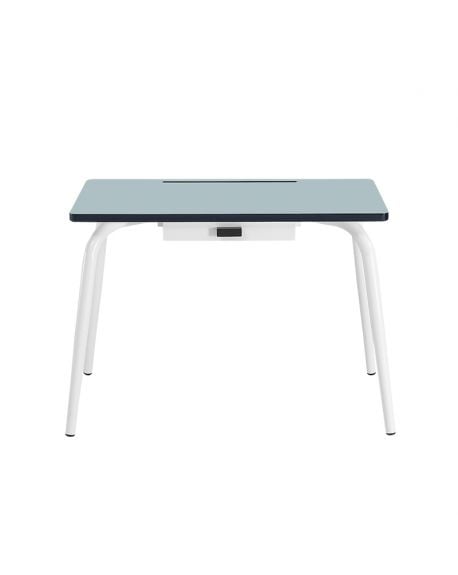 LES GAMBETTES ROMY - Bureau design élémentaire - Bleu jade