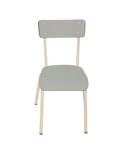 LES GAMBETTES SUZIE - Chaise adulte - Gris perle