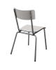 LES GAMBETTES SUZIE - Chaise adulte - Gris perle avec pieds bruts