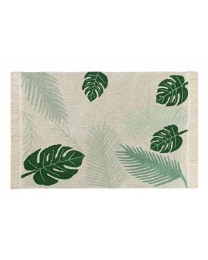 LORENA CANALS - Coton rug Tropical Green - 140 X 200 cm