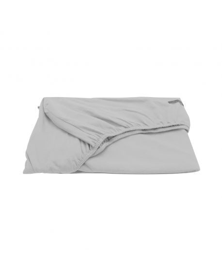 JACK N'A QU'UN OEIL - Drap housse ZIRKUSS - 70x140 cm - Gris souris
