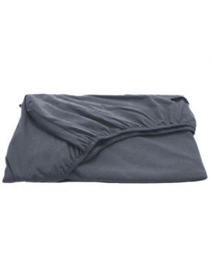 JACK N'A QU'UN OEIL - Drap housse ZIRKUSS - 70 x 140 cm - Gris foncé