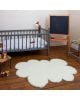PILEPOIL - Tapis nuage en fausse fourrure - Crème - 2 dimensions au choix