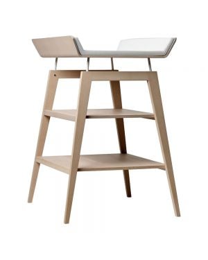 LEANDER - Table à langer avec matelas en mousse Leander Linea™, Chêne