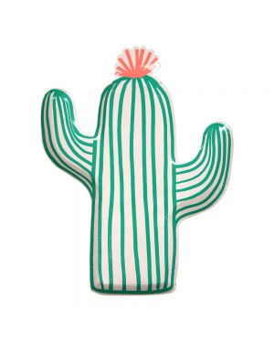 Meri Meri - Assiettes cactus vert - Set de 12