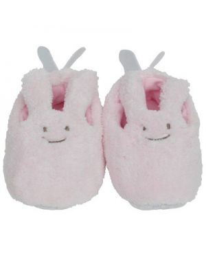 TROUSSELIER - Chaussons lapin rose (1 an)