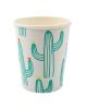 Meri meri - Gobelets en carton Cactus - Set de 12