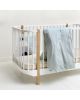 Oliver Furniture - Lit Bébé évolutif - Blanc/Chêne - 70x140 cm