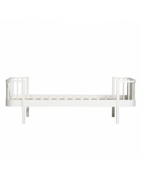 Oliver Furniture - Lit - Blanc - 90x200 cm