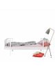 Oliver Furniture - Wood Junior bed - White/Oak - 90x160 cm