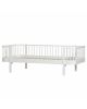 Oliver Furniture - Wood bed - White/Oak - 90x200 cm