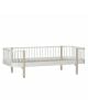 Oliver Furniture - Wood day bed - White/Oak - 90x200 cm