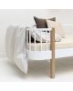 Oliver Furniture - Lit Banquette - Blanc/Chêne - 90x200 cm