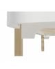 Oliver Furniture - Lit Banquette - Blanc/Chêne - 90x200 cm