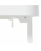 Oliver Furniture - Lit Superposé echelle face - Blanc - 90x200 cm