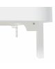 Oliver Furniture - Wood bunk bed / Ladder front - White/Oak - 90x200 cm