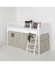 Oliver Furniture - Rideaux pour lit junior Mezzanine - Nature