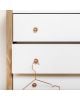Oliver Furniture - Commode à langer - Blanc/Chêne