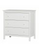Oliver Furniture - Commode à langer 6 tiroirs avec petit plan - Blanc/Chêne