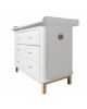 Oliver Furniture - Wood Nursery dresser 6 drawers + top small- White/Oak