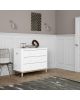 Oliver Furniture - Wood Nursery dresser 6 drawers + top large- White/Oak