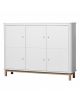 Oliver Furniture - Wood Nursery dresser 6 drawers - White/Oak