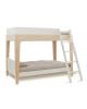 OEUF-PERCH-Lit superposé enfant design Blanc et Bouleau