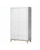 Oliver Furniture - Wood multi cupboard 3 doors - White/Oak