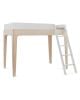 OEUF-PERCH-Lit superposé enfant design Blanc et Bouleau