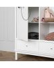 Oliver Furniture - Wood wardrobe 2 doors - White/Oak