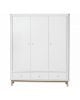 Oliver Furniture - Armoire 3 portes - Blanc/Chêne