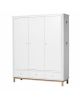 Oliver Furniture - Wood wardrobe 2 doors - White