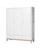 Oliver Furniture - Wood wardrobe 2 doors - White