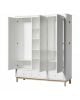 Oliver Furniture - Wood wardrobe 2 doors - White