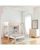 OEUF-PERCH-Lit superposé enfant design Blanc et Bouleau
