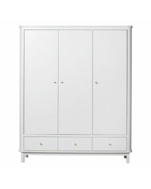 Oliver Furniture - Armoire 3 portes - blanc