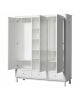 Oliver Furniture - Wood wardrobe 3 doors - White/Oak