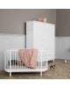 Oliver Furniture - Wood wardrobe 3 doors - White/Oak