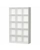 Oliver Furniture - Etagère 3x5 verticale Avec socle