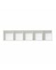 Oliver Furniture - Etagère 5x1 horizontale avec support, à suspendre