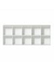 Oliver Furniture - Etagère 5x2 horizontale avec support, à suspendre